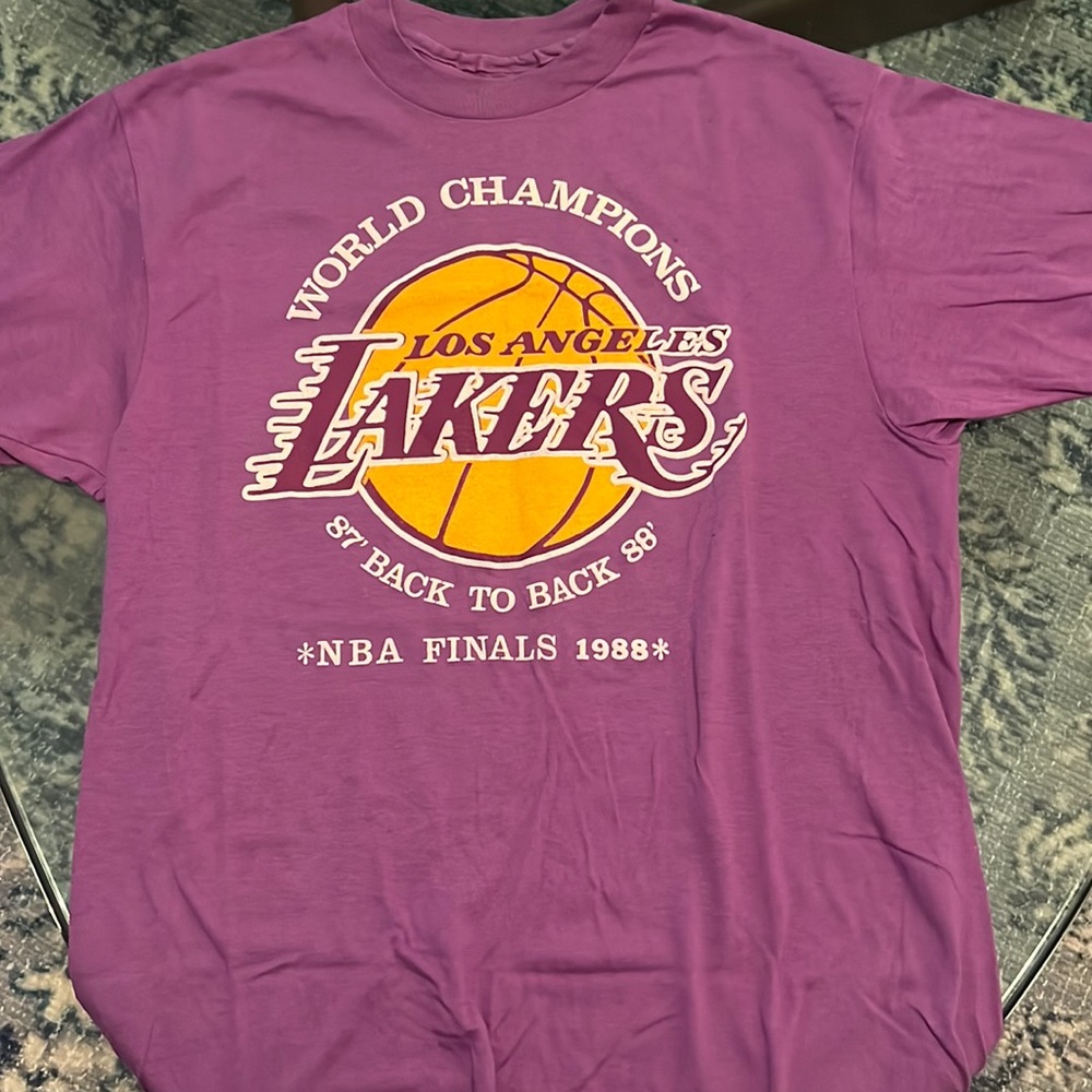 Los Angeles Lakers B2B World Champs SS Tshirt